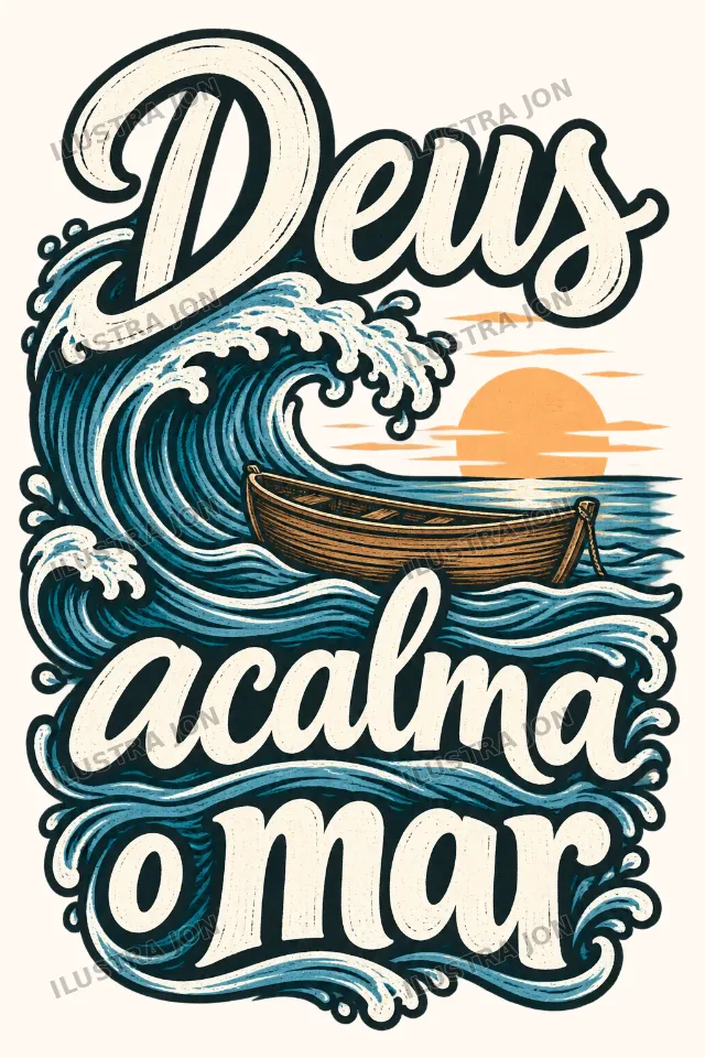 Deus acalma o mar